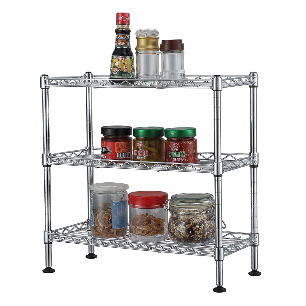 3 Organizer for Storing Appliances, Bottles, Cans - Capacity Per Shelf 66.14lb/30kg