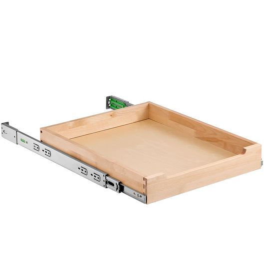 Heavy Duty Slide Out Wooden Cabinet Organizer Drawer, Bottom & Side Mount Pull Out Shelf for Kitchen Pantry Bathroom, x