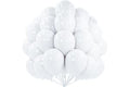 PartyWoo White Balloons 100 pcs 12 Inch Latex Helium Pastel White Balloons for Wedding Baby Shower Birthday Bridal Shower Gra