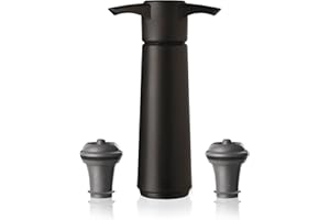 Vacu Vin Original Saver Wine Bottle Stopper – With 2 Vacuum Stoppers – Preserver Wine Stopper with Pump for Red or White Wine