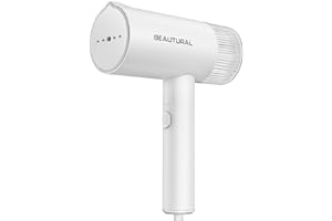 BEAUTURAL Steamer for Clothes, Portable Garment Wrinkle Remover, Fast 30s Heat-up, Foldable and Handheld, 120V Only (Not for