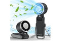 PlayHot Portable Handheld Turbo Fan with Ice Cooling, Rechargeable Personal Fan, Up tp 12Hrs Cooling, 5 Speed 25550RPM Powerf