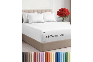 Extra Deep King Sheet Set - 6 Piece Breathable and Cooling Sheets - Hotel Luxury Bedding for Women, Men, Kids & Teens - Easy