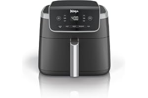 Ninja Air Fryer | 5 QT Capacity fit up to 4lbs of Fries | 5-in-1 Air Fry, Bake, Roast, Reheat, & Dehydrate | 400°F | Air Cris