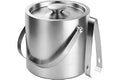 ChefBee Stainless Steel Ice Bucket - 3L Double-Wall Insulated Ice Buckets for Parties with Lid & Tongs, Large Champagne Wine