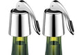 ERHIRY Wine Stoppers Set of 2 - Stainless Steel Wine Bottle Stopper with Silicone Seal, Reusable Beverage Preserver, Freshnes