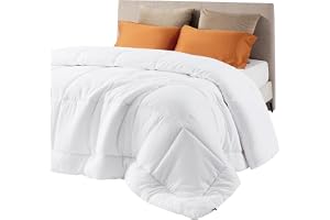 Bedsure Comforter Duvet Insert - Quilted Comforters Queen Size, All Season Duvet, GentleSoft Down Alternative Bedding Blanket