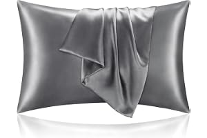 BEDELITE Satin Pillowcase for Hair and Skin, Super Soft and Cooling Similar to Silk Pillow Cases 2 Pack with Envelope Closure