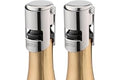 WOTOR Champagne Stoppers Stainless Steel, Prosecco Bottle Stopper with Food Grade Silicone, Reusable Champagne Cork & Saver