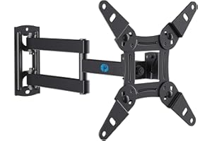 Pipishell Full Motion TV Wall Mount for Echo Show 21/15 and 13-43 Inch Flat Curved Screen TVs & Monitors, Max VESA 200x200mm