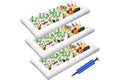 Jasonwell 3 PCS Inflatable Serving Bars Ice Buffet Salad Serving Trays Food Drink Holder Cooler Containers Indoor Outdoor BBQ