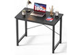 DUMOS 32 Inch Small Computer Desk for Home Office, Gaming Writing Desks for Bedroom Modern Study Work Table Simple Style Work
