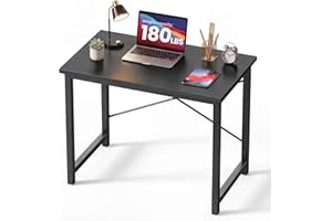 DUMOS 32 Inch Small Computer Desk for Home Office, Gaming Writing Desks for Bedroom Modern Study Work Table Simple Style Work