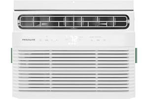 Frigidaire 5,000 BTU Window Air Conditioner with Remote Control, Cools Up to 150 Sq. Ft., Quiet Operation, Eco Mode, 3 Fan Sp
