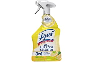 Lysol All Purpose Cleaner Spray, Multi-Purpose Disinfecting Spray, Kitchen & Bathroom Cleaner, Lemon Breeze Scent, 32 Fl Oz
