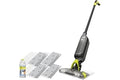 Shark VACMOP Cordless Hard Floor Cleaner, Vacuum and Spray Mop, Powerful Suction, Lightweight, LED Headlights, Includes 4 Dis