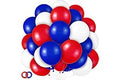 Red White and Blue Latex Balloons 100 Pack for 4th of July Decorations Independence Day Patriotic Anniversary Graduation Birt