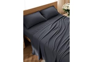 Bedsure Queen Sheet Set - 4 Pieces Soft Queen Size Sheets - Breathable & Cooling - Hotel Luxury - Easy Care Polyester Microfi