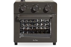 Our Place Wonder Oven | 6-in-1 Stainless Steel Air Fryer Toaster Oven Combo with Basket, Rack, Pan & Tray | Compact 13 QT Cou