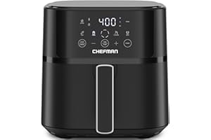 Chefman Air Fryer – 6 QT Compact Airfryer for Quick & Easy Meals in Minutes, Features Hi-Fry Technology for Extra Crisp, Touc