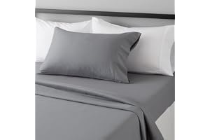 Basics Lightweight Breathable Brushed Microfiber 3-Piece Bed Sheet Set With 14-Inch Deep Pockets, Wrinkle Resistant, T - 6