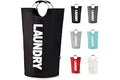 Caroeas 90L Laundry Basket (13 Colors), Waterproof Laundry Hamper, Laundry Bag with Padded Handles, Clothes Hamper Stands Up