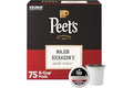 Peet's Coffee, Dark Roast Keurig K-Cup Pods, 100% Arabica Coffee - Major Dickason's Blend 75 Count (1 Box of 75 Pods)