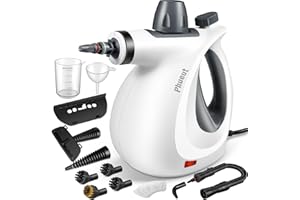 Pressurized Handheld Multi-Surface Natural Steam Cleaner with 12 pcs Accessories, Multi-Purpose Steamer for Home Use, Steamer