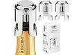 Champagne Stoppers for Bottles, Pafusen 2 Pack Champagne Sealer Stopper, Stainless Steel Champagne Cork Stopper Toppers, Save