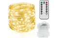 suddus Fairy Lights Battery Operated with Remote, 33ft 100 LED Dimmable Twinkle Lights with Timer, Waterproof Copper Wire Str