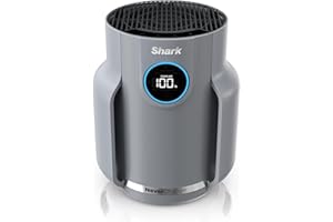 Shark Air Purifier for Home, NeverChange Compact Pro, for Bedroom, Nursery, Home Office, Dorm, HEPA-Exceeding Filter, Capture