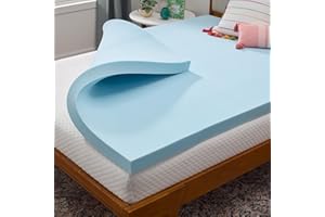 Linenspa Memory Foam Mattress Topper, Twin XL Size - 3 Inch Gel Infused Memory Foam - Plush Feel - Cooling and Pressure Relie