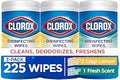 Clorox Disinfecting Wipes for Allergy Season, Bleach-Free, Multi-Surface Cleaner, Antibacterial, Fresh Scent & Crisp Lemon, 7