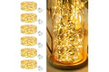 Fairdeer 6 Pack Fairy Lights Battery Operated - 7ft 20 Led Twinkle Lights 3 Modes, Bulk Mini String Lights Waterproof for Mas