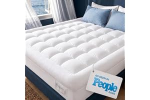 Niagara Sleep Solution Cloud-Like Full Non-Slip Mattress Topper - 100% Cotton Top Mattress Pad for Back Pain Relief - Extra-G