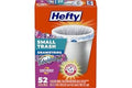 Hefty Small Trash Bags, Fabuloso Scent, 4 Gallon, 52 Count