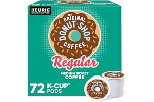 The Original Donut Shop Regular Keurig Single-Serve K-Cup Pods, Medium Roast Coffee, 72 Count