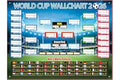 2026 World Cup Bracket Poster Black 27.6x23.6 Inches Wall Soccer Game Tracker Map for Watch Party Bar Home Decor