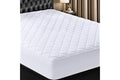 Quilted Fitted Mattress Pad, Queen Mattress Protector Topper with Deep Pocket Stretches up to 16 Inches, Machine Washable Mat