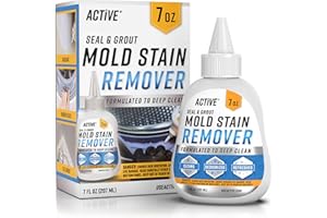 ACTIVE Mold Stain Remover Gel Cleaner Heavy Duty Stain Cleaner for Front Loader Washing Machine Seal, Bathroom Grout, Shower