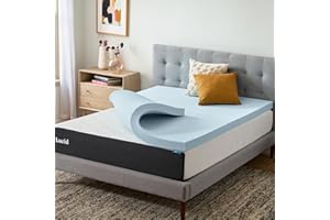 Lucid 3 Inch Memory Foam Mattress Topper, Twin XL Size – Cooling Gel Bed Topper – Preassure-Relieving Deep Plush Feel – Venti