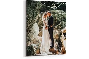 Personalized Custom Canvas Prints: Photo On Canvas (Framed 11X14) Transform Your Photos into Stunning Framed Wall Art Digital