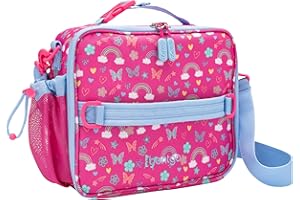 Bentgo Kids Lunch Bag - Double-Insulated, Reusable Lunch Bag for Kids 3+ with Adjustable Strap; Holds Lunch Box/Water Bottle/