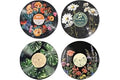 HK Studio Hippie Decor, Posters for Room Aesthetic - Botanical Wall Art, Record Decor, 4pcs 12"