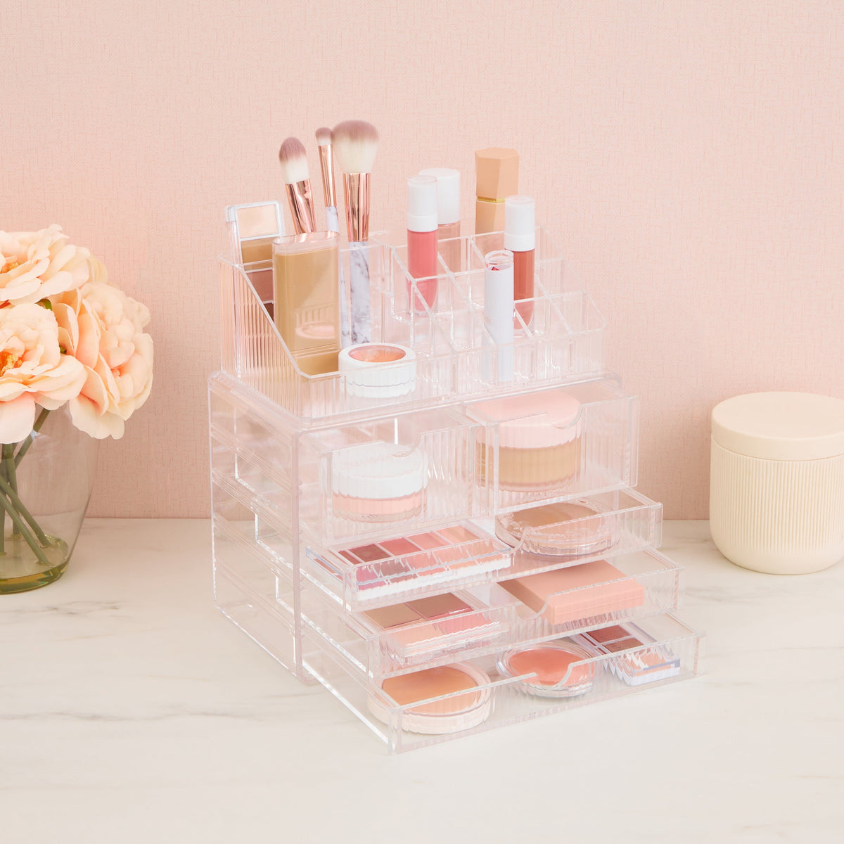 Cosmetic Organizer with 21 Compartments - Image 3