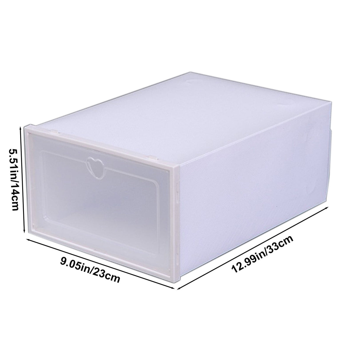 Foldable Shoe Storage, Space-Saving Stackable Shoe Organizer, Clear Shoe Boxes for Closet, Shelf, Entryway & Dorm Roo... - Image 3