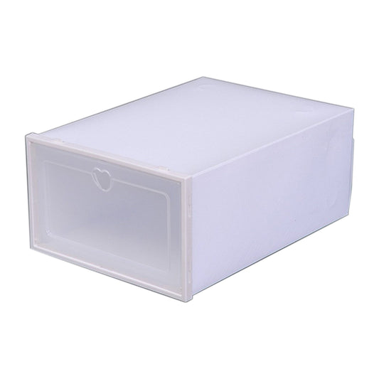 Foldable Shoe Storage, Space-Saving Stackable Shoe Organizer, Clear Shoe Boxes for Closet, Shelf, Entryway & Dorm Roo...